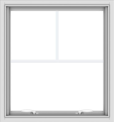 ESWDA 28x30 (27.5 x 29.5 inch) White uPVC Vinyl Push out Awning Window ...