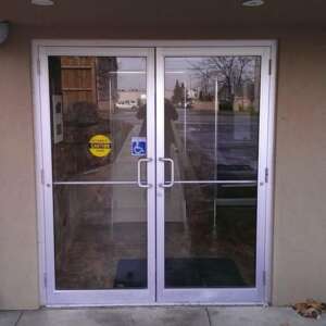 Tempered glass doors and windows for buildings,office,store front ...