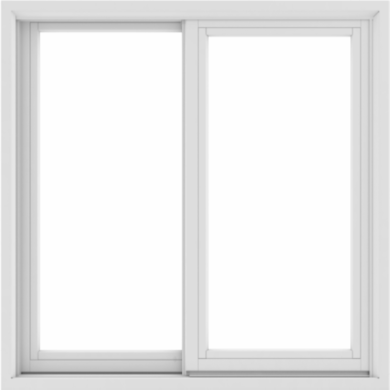 ESWDA 36X36 (35.5 x 35.5 inch) White uPVC/Vinyl Sliding Window without ...