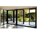 ESWDA Aluminum Bifolding Door For Big View With Retractable Screen ...