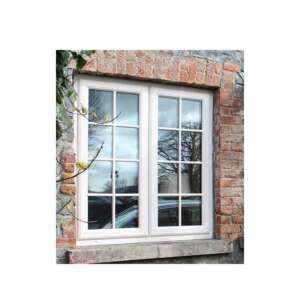 ESWDA Black Aluminium Alloy Double Glazed Fixed Hinged Bay Window And ...