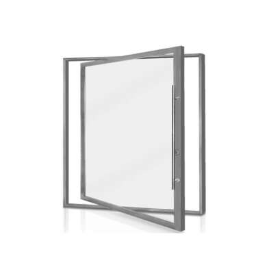 ESWDA Commercial Entrance 180 Degree Interior/Exterior Aluminium Double ...