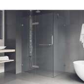 ESWDA Free Standing 4 Sided 80x80 Square Shower Cabin Gay Shower Room ...