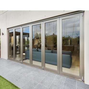 ESWDA Hurricane Impact Patio Bifold Doors / Soundproof 2 Panel ...