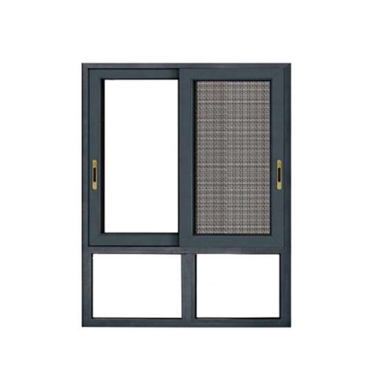 China WDMA wood grain finish aluminum window Aluminum Sliding Window