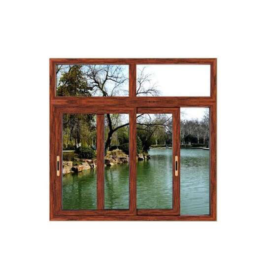 China WDMA wooden sliding window grill design Aluminum Sliding Window