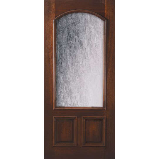 ESWDA 36x80 Exterior Mahogany 36in x 80in Arch Lite DoorCraft Door ...